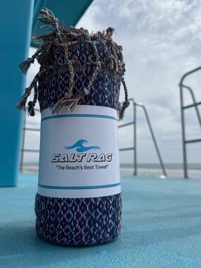 The Ahi Rag — Blue Salt Rag™ Sand-Resistant Turkish Beach Towel